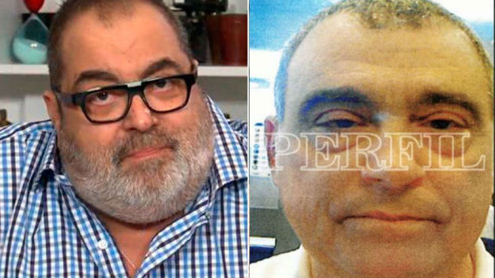 Izquierda: el periodista Jorge Lanata. Derecha: el exespía Jaime Stiuso.