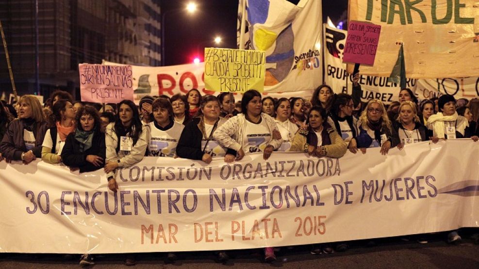 La marcha contra el Femicidio en Mar del Plata terminó con enfrentamientos