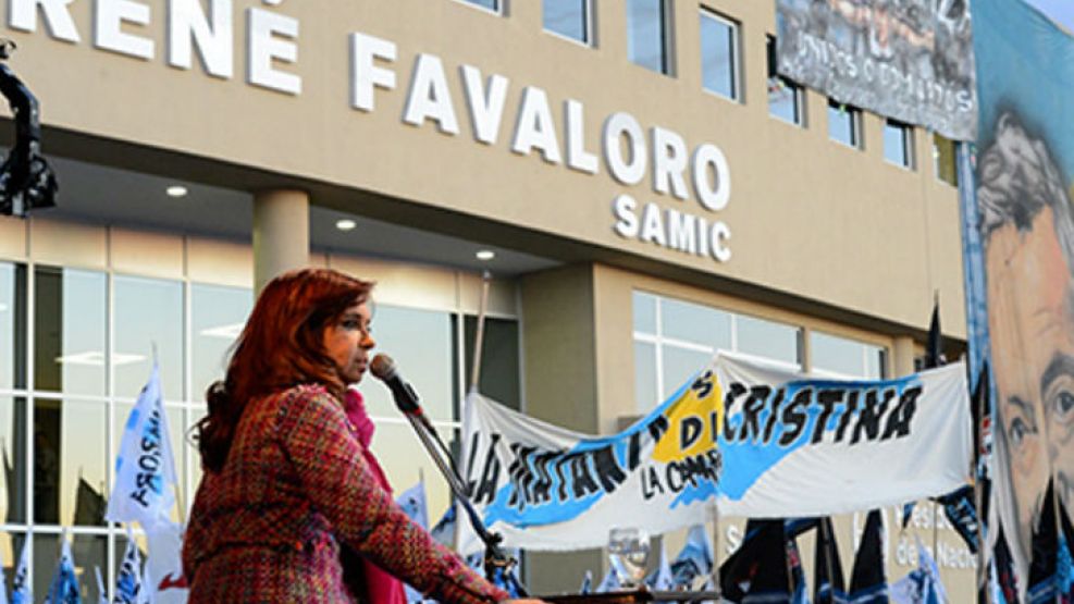 CFK inauguró el hospital el 7 de octubre pasado.