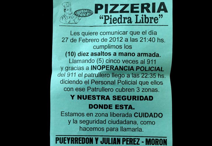 Insolito Record De Robos Sufre Una Clasica Pizzeria De Moron Perfil