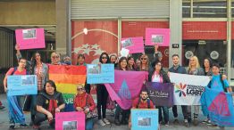 Marcha. El viernes, grupos reclamaron por las muertes de Diana Sacayán (ab. izq.)., la santacruceña  Marcela Chocobar (ab. der.) y Coty Olmos. 