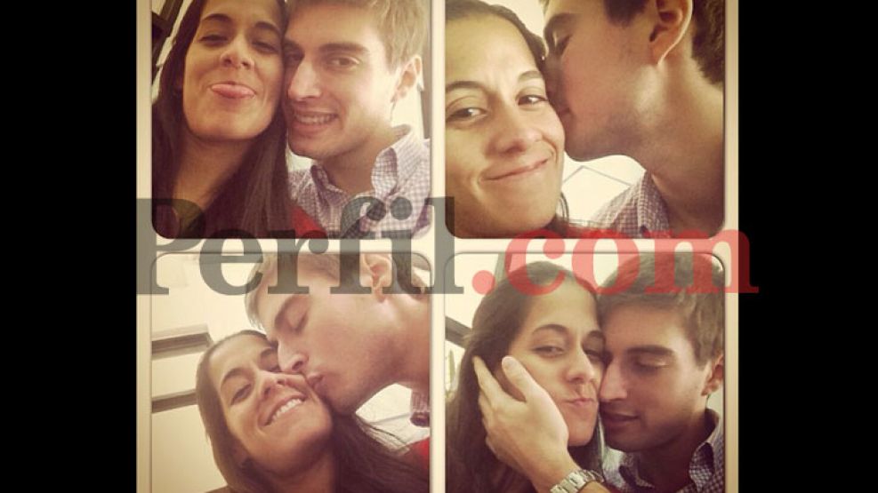 Ordóñez y su novia, en Ecuador. La pareja celebraba su amor a través de la red social Instagram.