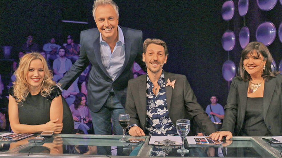 Equipo. Un jurado ecléctico: Vernaci y Tortonese, fijos,  Marley conduce. Invitada, Luisana Lopilato.