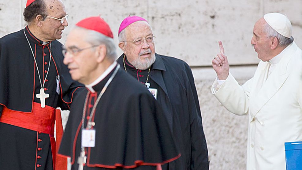 Reclamo. El Pontífice cuestionó el uso de “métodos no del todo benévolos” durante el sínodo.