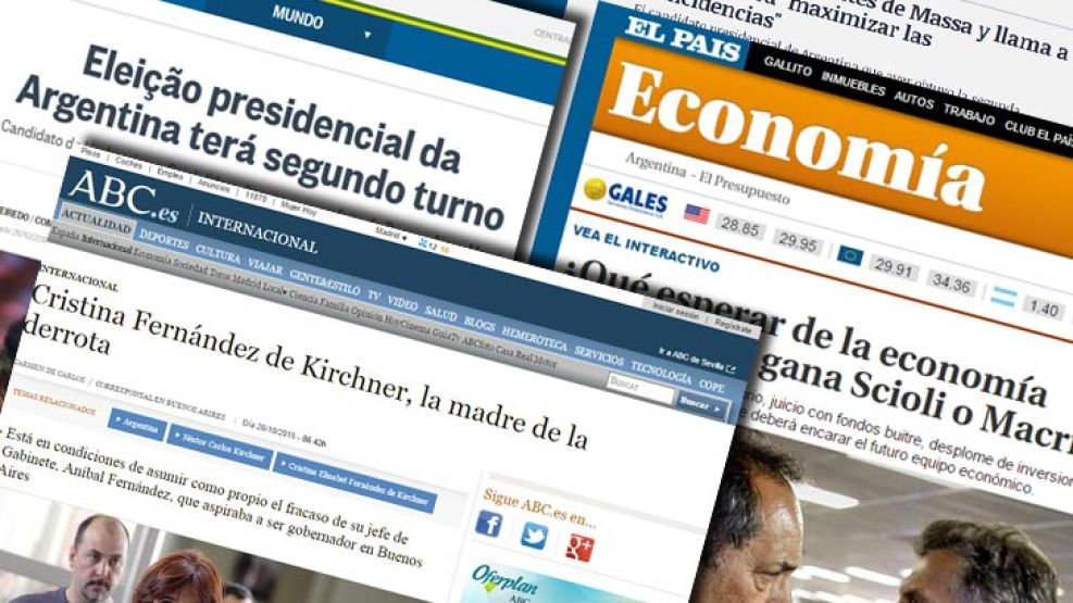 Los medios internacionales siguieron el minuto a minuto de las elecciones argentinas