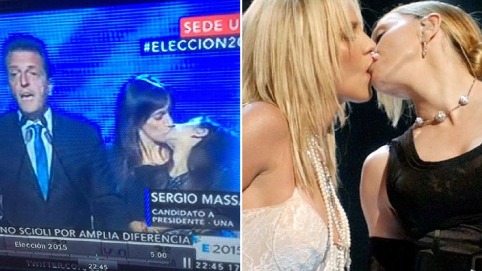 Madre e hija se besaron efusivamente y la imagen revolucionó las redes sociales.