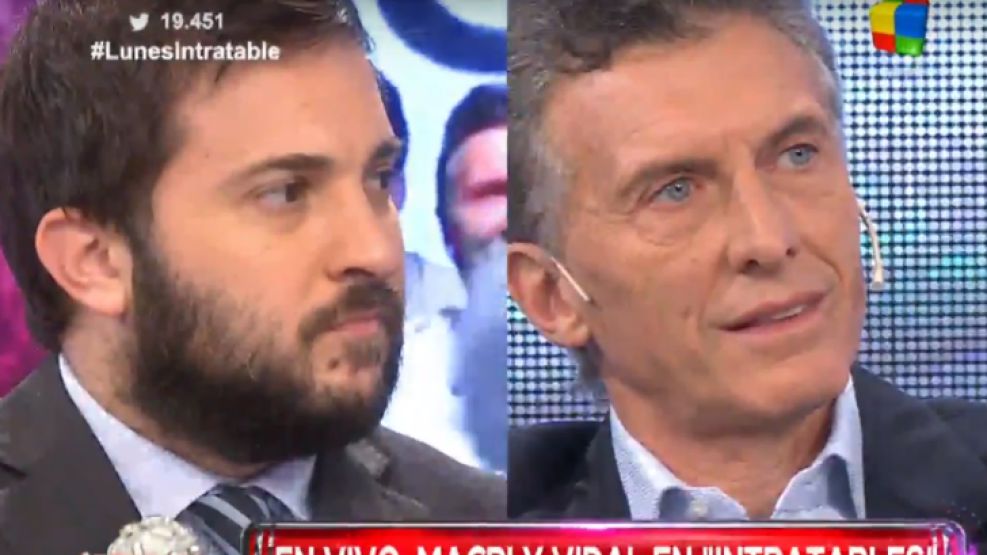 Diego Brancatelli y Mauricio Macri.
