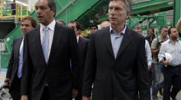 Los candidatos presidenciales Daniel Scioli y Mauricio Macri.