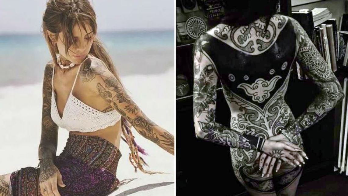 Exitoina | Mirá cómo quedó el gran tatuaje de Cande Tinelli