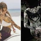 Cande Tinelli tattoo espalda (1)