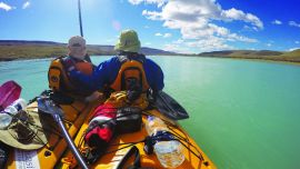 kayak río santa cruz