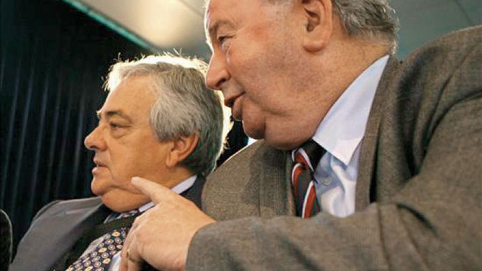 Ecos. Meiszner con Grondona, cuando don Julio dirigía la AFA.