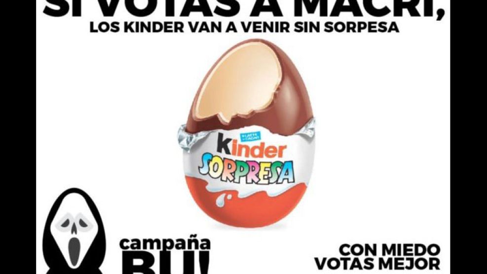 Se trata de la campaña "Con miedo votás mejor", que ironiza sobre la "campaña del miedo" del kirchnerismo.