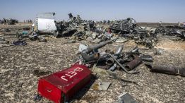 El avión que el sábado 31 se estrelló en la península del Sinaí con 224 personas a bordo.