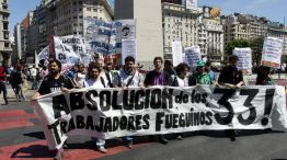 Trabajadores fueguinos cortaron el tránsito.