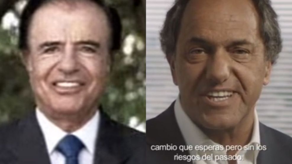 Carlos Menem y Daniel Scioli