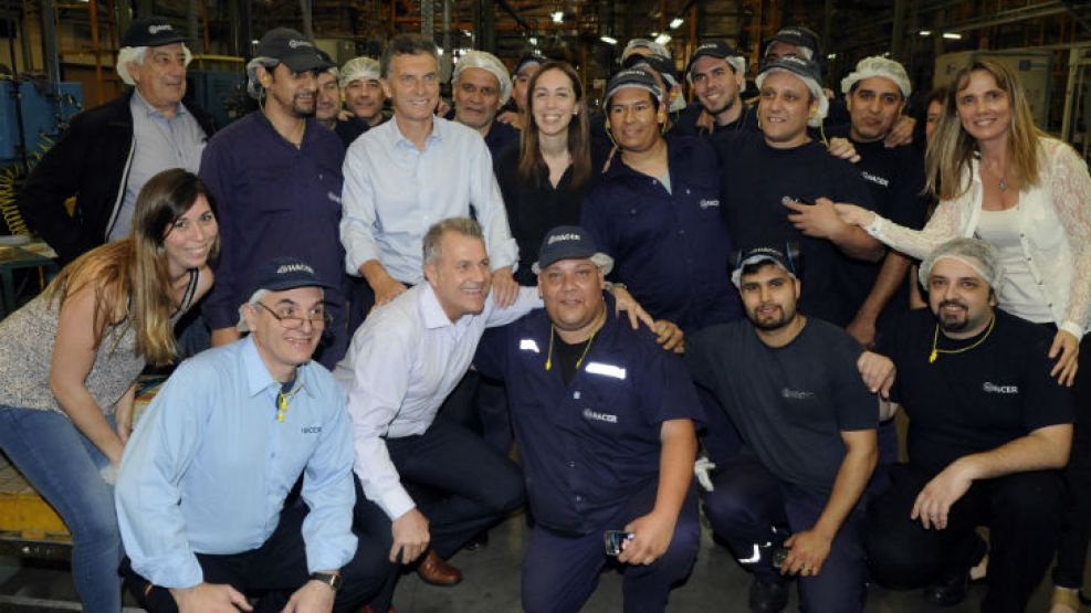 El candidato presidencial de Cambiemos, Mauricio Macri.