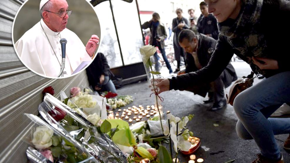 El Papa Francisco transmitió todo su apoyo a Francia.