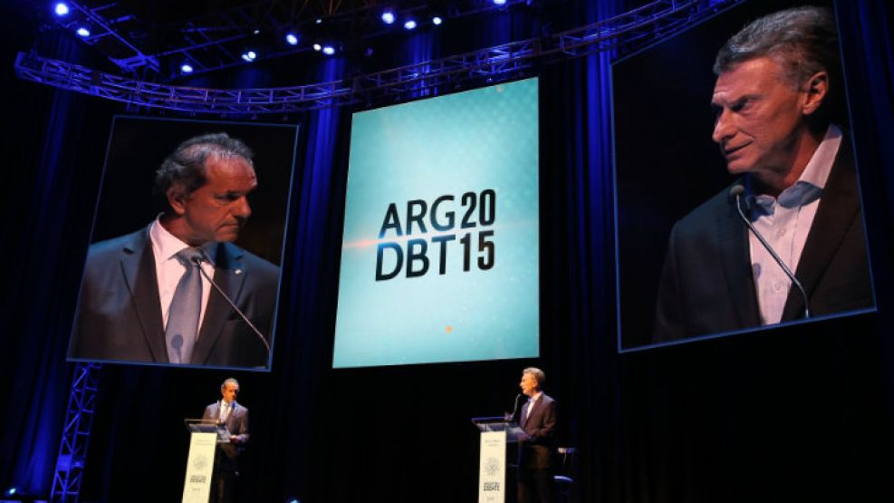 Macri y Scioli en #Argentinadebate