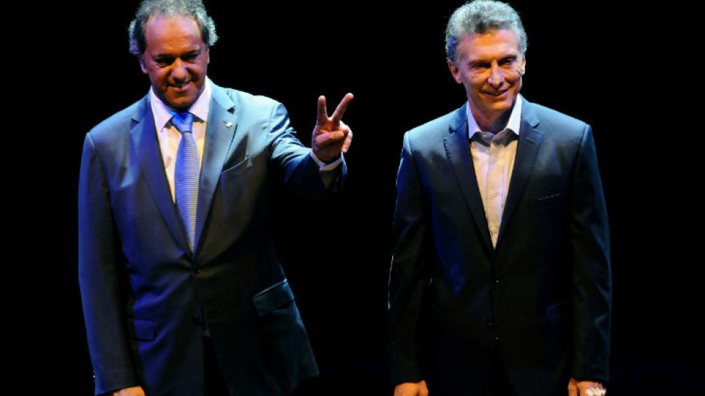 Macri y Scioli en #Argentinadebate