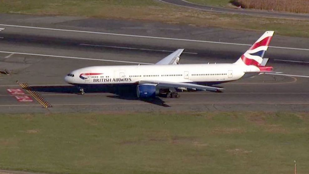 El avión de la empresa British Airways aterrizó de emergencia en Boston