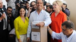 El candidato del FpV, Daniel Scioli.