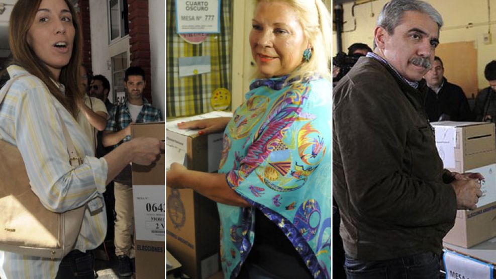 Los más madrugadores fueron Aníbal Fernández, Elisa Carrió y María Eugenia Vidal-