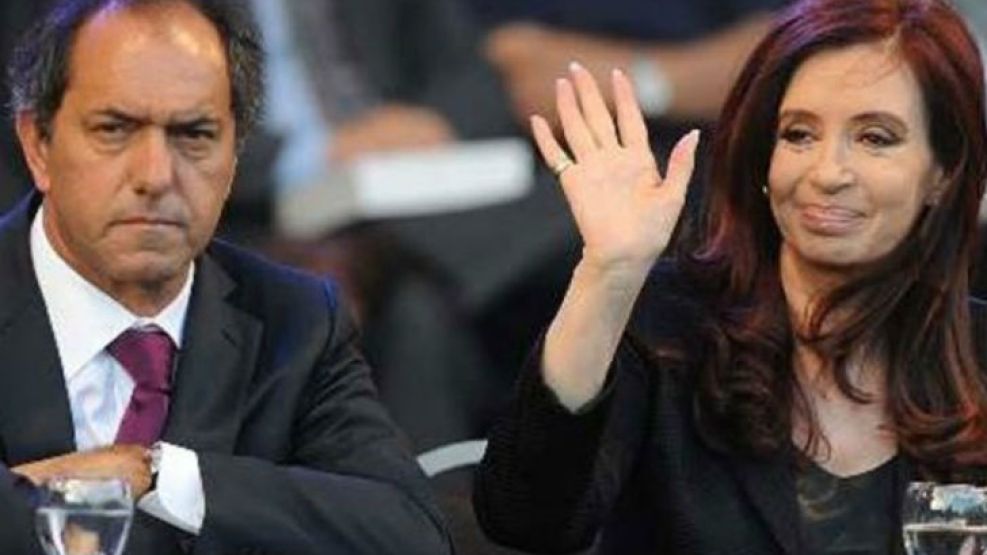 Cristina Fernández de Kirchner se reunió con Daniel Scioli en Olivos.