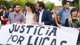 Familiares y amigos de Lucas marcharon y reclamaron Justicia.