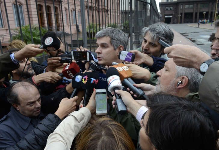 Marcos Peña en la Casa Rosada