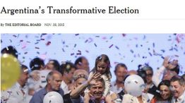 Una editorial del diario neoyorquino elogia el futuro gobierno de Macri 