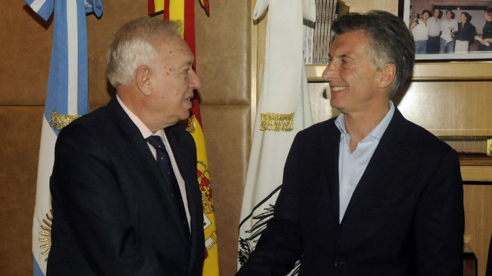 Macri se juntó con el canciller español.