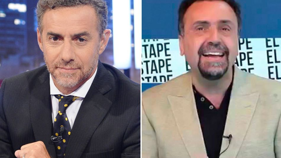 Izquierda: Luis Majul. Derecha: Roberto Navarro.