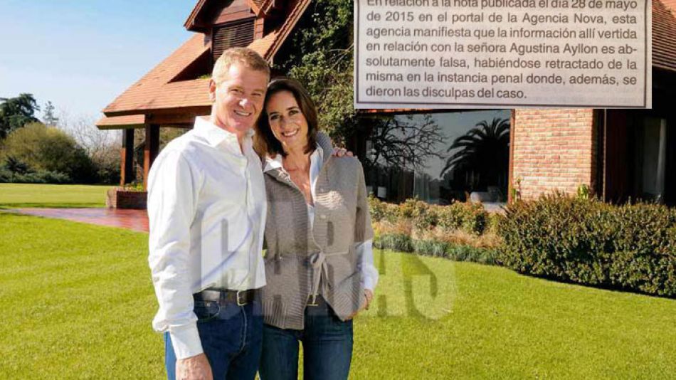 De Narváez y su esposa, Agustina Ayllón.