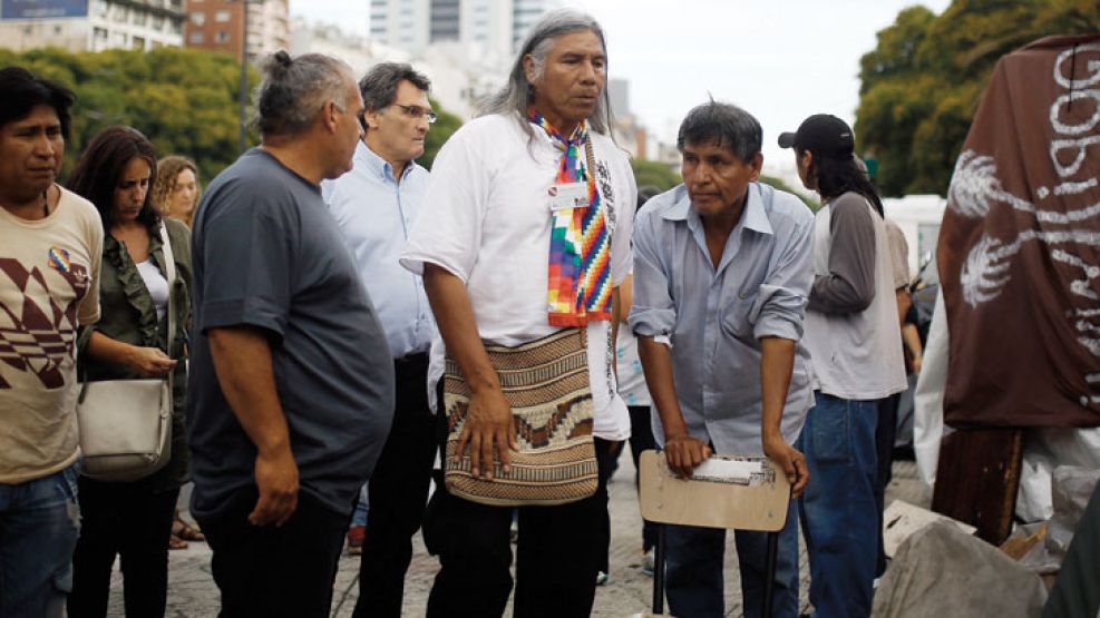 Final. El líder de la comunidad La Primavera, Félix Díaz, anunció ayer por la tarde que se retiran. 