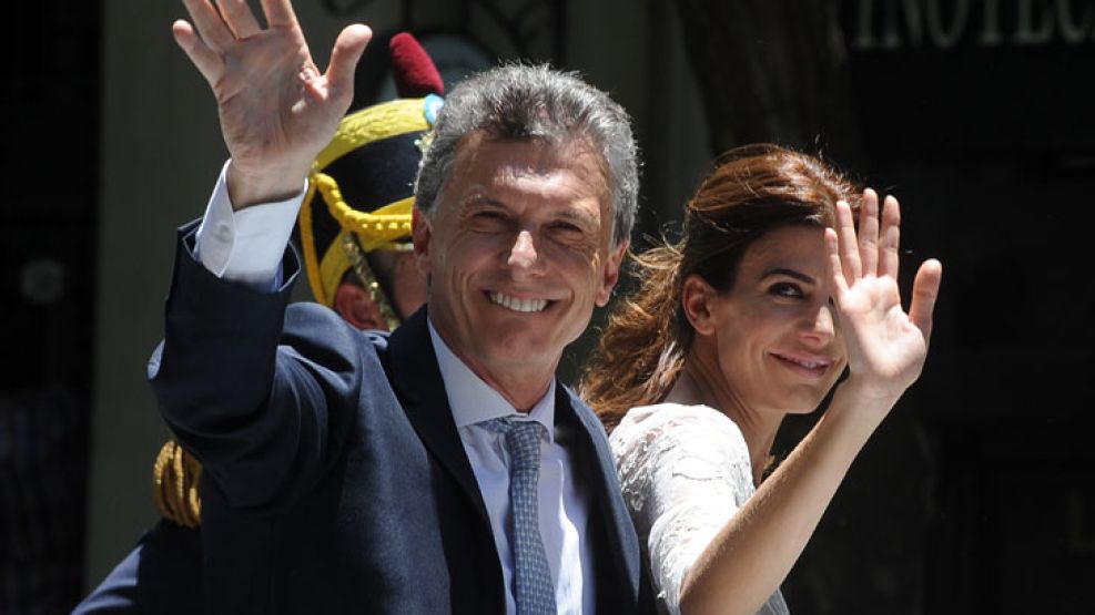 Mauricio Macri y Juliana Awada.