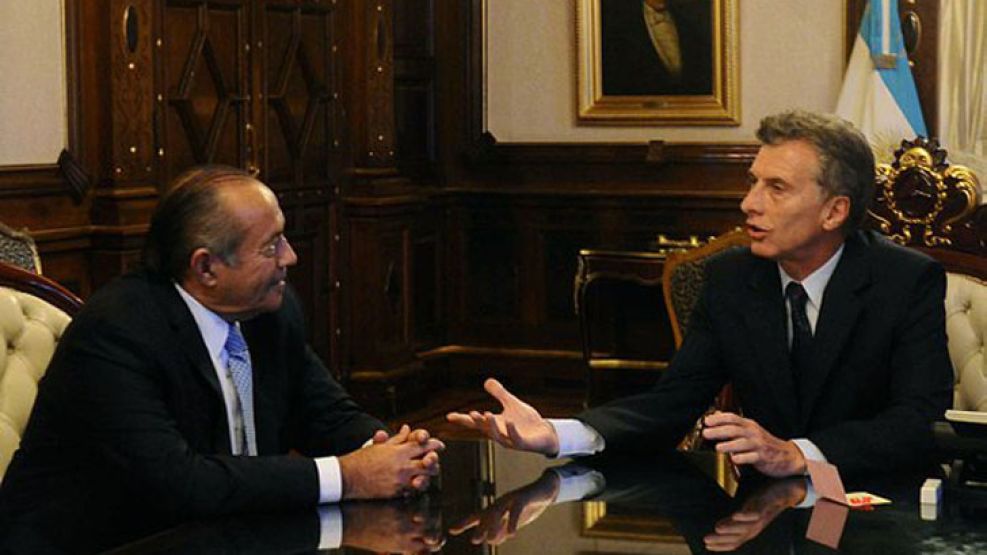 El excandidato presidencial por Compromiso Federal, Adolfo Rodríguez Saá se reunió con Macri