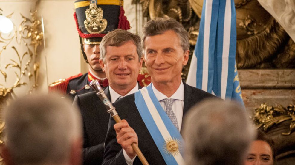 El flamante presidente, Mauricio Macri.