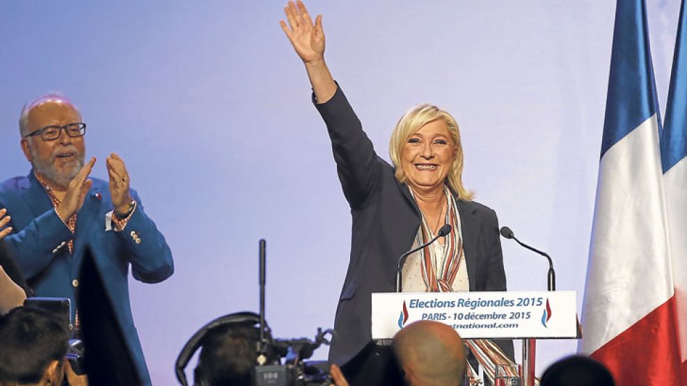 Marine Le Pen. Podría ganar su región, pero su meta es desbancar a los socialistas en dos años.