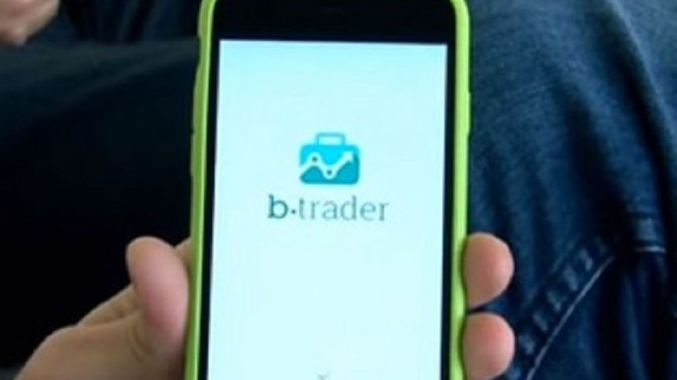 Btrader, la aplicación para clientes y no clientes del banco que quieran seguir de un vistazo en la pantalla del celular cómo les fue en el mercado.