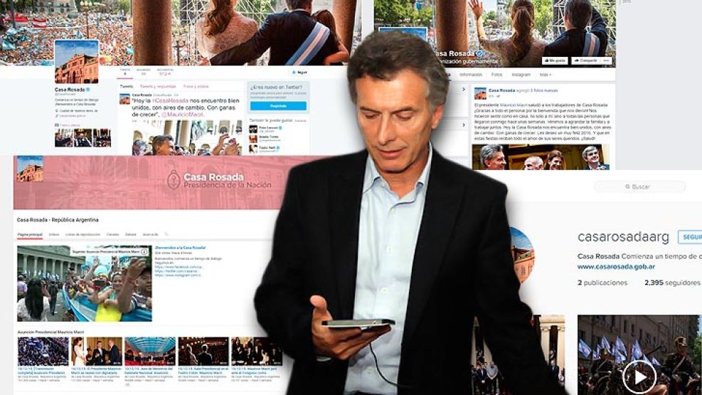 Casa Rosada inauguró sus perfiles en redes sociales.