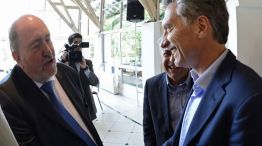 Mauricio Macri con el pampeano Carlos Verna.