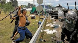 Represion. El protocolo busca equiparar el derecho al libre tránsito con el de protesta.