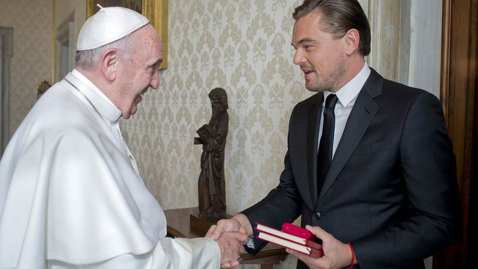 Leonardo DiCaprio y el Papa