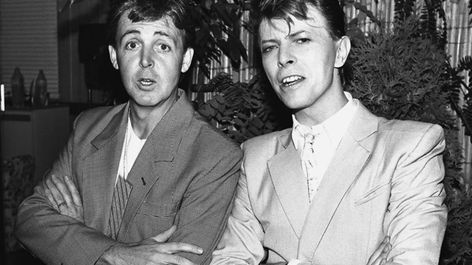 Paul McCartney y David Bowie