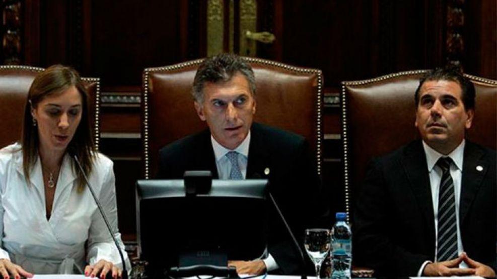 Macri, Vidal y Ritondo. 