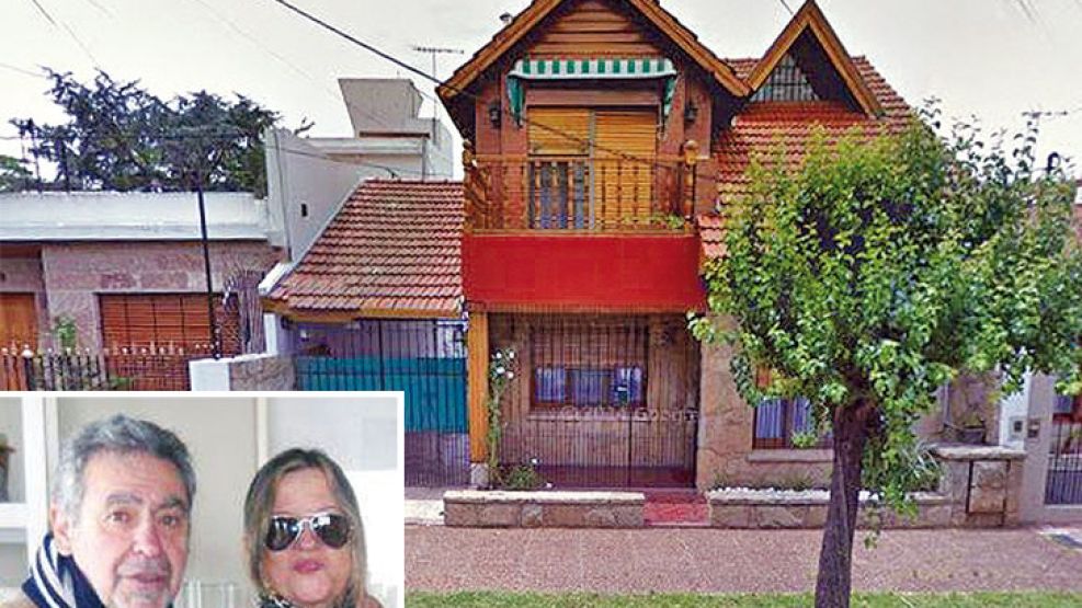 Escena. La casa del periodista Antonio de Turris y su esposa, Claudia Servino, en Banfield,  escenario de un homicidio brutal ocurrido el 24 de diciembre pasado.