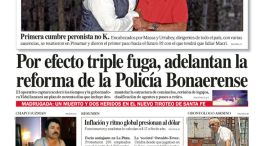 Tapa de Diario Perfil del 9 de enero de 2016.