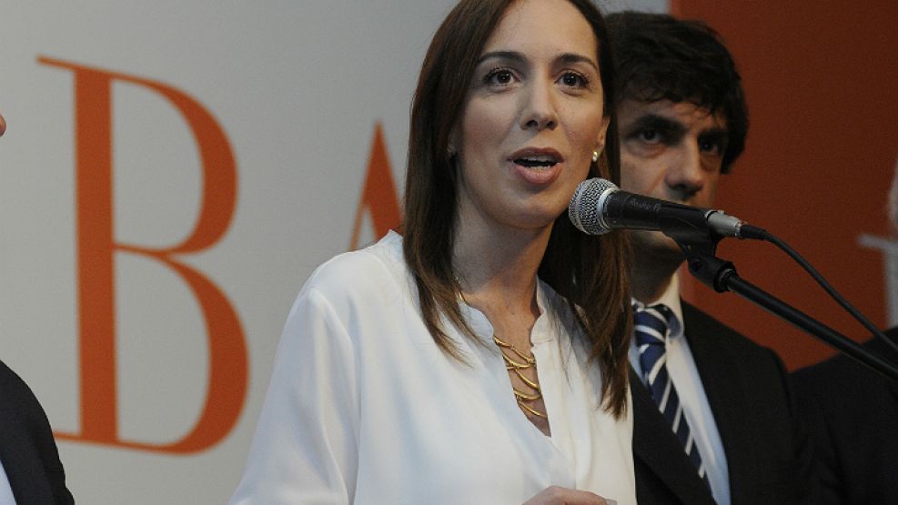 La gobernadora bonaerense María Eugenia Vidal.
