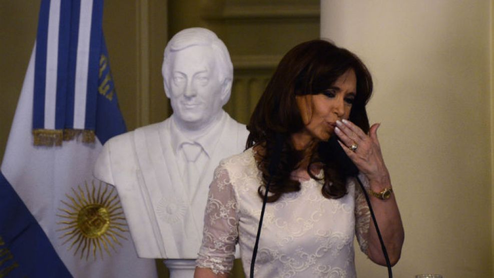 Cristina Kirchner saludó a La Cámpora,